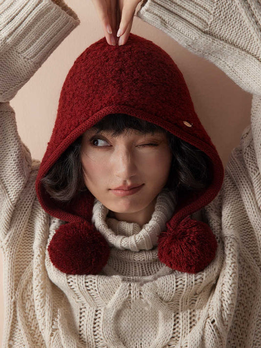 Gorro Balaclava de Lana Cálida para Mujer - Image 2