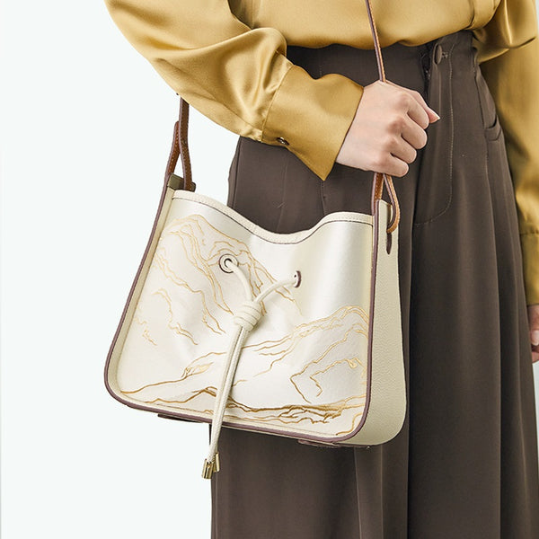 Bolso Bandolera Elegante Estilo Chino Moderno