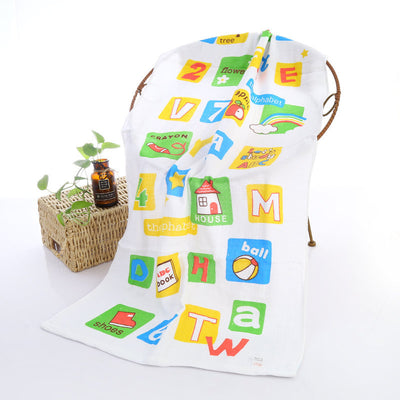 Toalla de Baño Infantil Doble Capa con Estampado Cartoon - Image 7