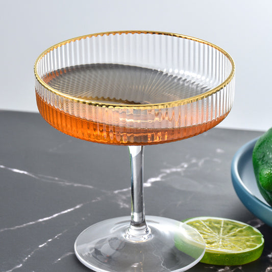 Copas de Champagne Rayas Nórdicas Diseño Personalidad