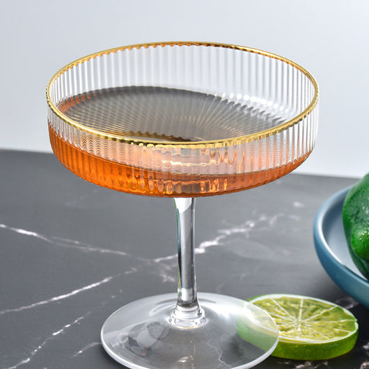 Copas de Champagne Rayas Nórdicas Diseño Personalidad