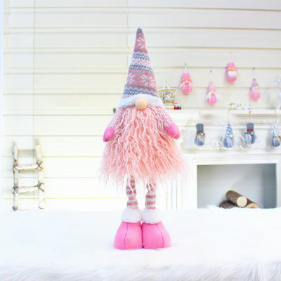 Muñeca sin Rostro con Palo Telescópico para Decoración Navideña - Image 23