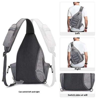 Bolsa de Pecho Oxford Unisex Plegable de Gran Capacidad - Image 4