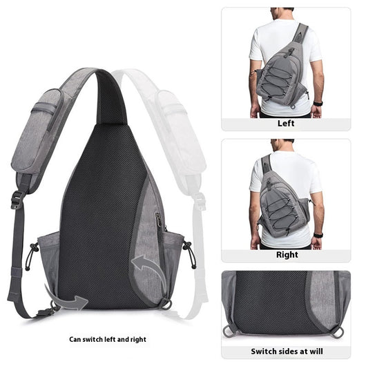 Bolsa de Pecho Oxford Unisex Plegable de Gran Capacidad - Image 4