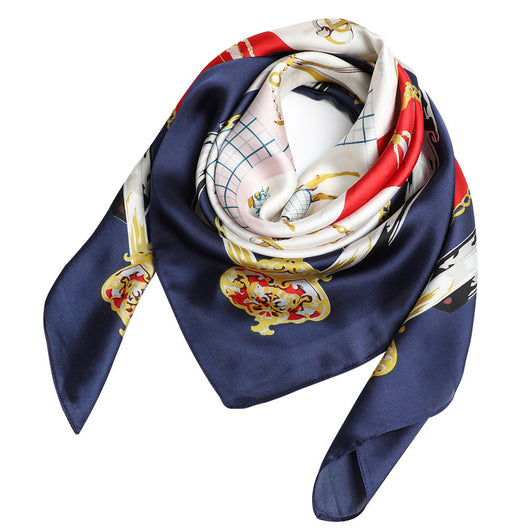 Pañuelo de Seda con Cadena de Moda y Protección Solar para Mujer - Image 7