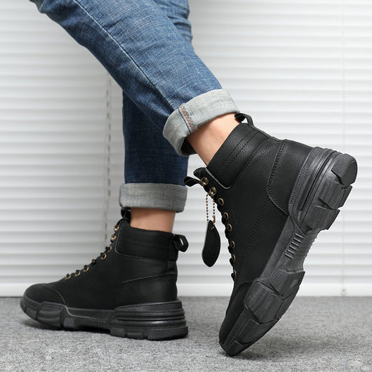 Botas Martin Altas para Hombre con Tirantes de Trabajo - Image 8