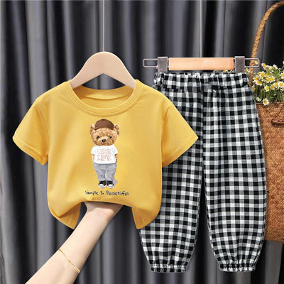 Conjunto de Pantalones Cuadros Sueltos Antiinsectos para Niños - Diseño Moderno y Cómodo - Image 7