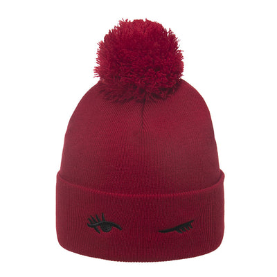 Gorro Tejido Grueso con Bordado de Lana y Terciopelo - Image 5