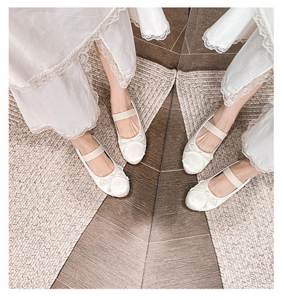 Zapatos Planos de Satén con Moño para Mujer - Image 11
