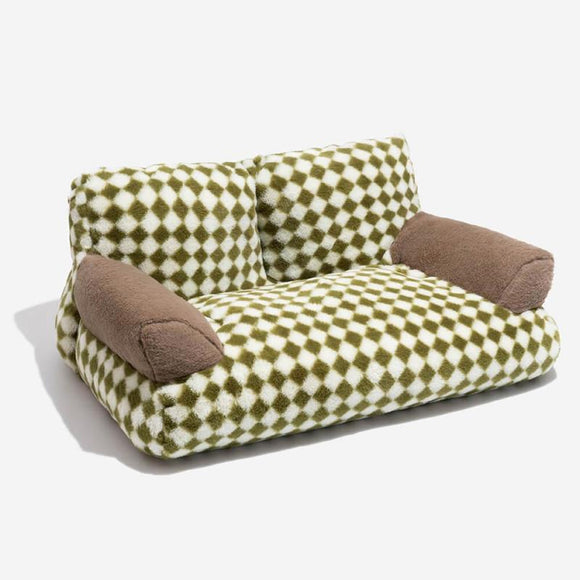 Casa Cama para Mascotas Acolchada Desmontable y Lavable - Todas las Estaciones