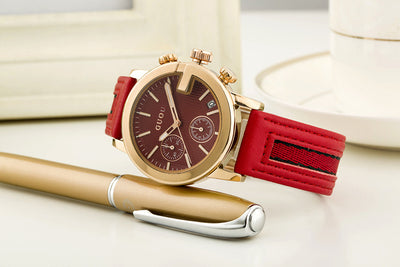 Reloj Pulsera Dama con Calendario y Esfera Pequeña - Image 9
