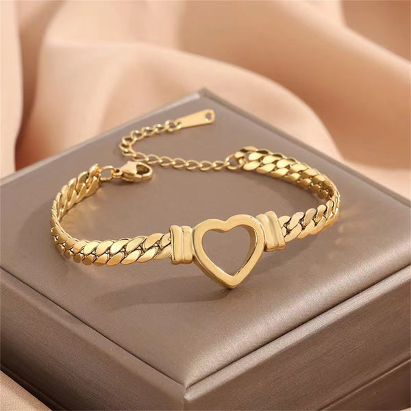 Collar Personalizable de Eslabones 'Amor' en Acero de Titanio