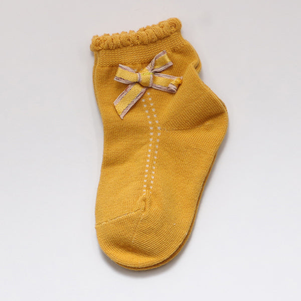 Calcetines de Danza con Moño para Niñas - Estilo Trendy - Image 2