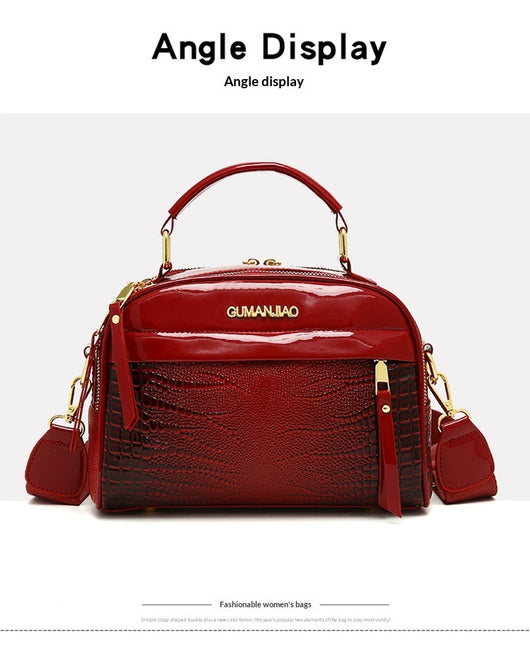 Bolso Mamá Grande de Capacidad Amplia - Bolsa Práctica Mujer Color Sólido - Image 10