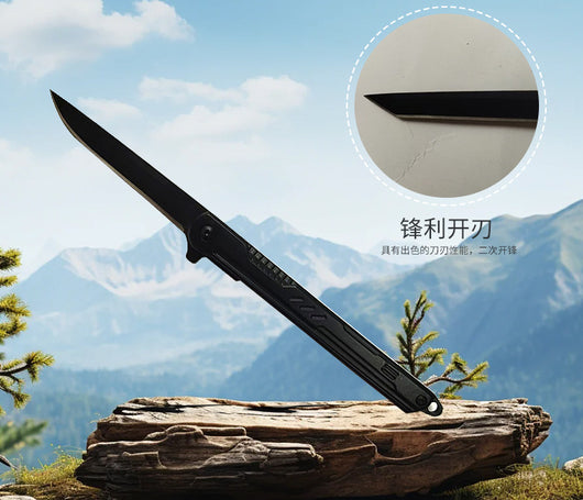 Navaja Plegable Mini de Acero para Aventuras al Aire Libre - Image 9