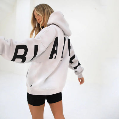 Sudadera Estampada Gruesa Oversize de Manga Larga Versátil - Image 22