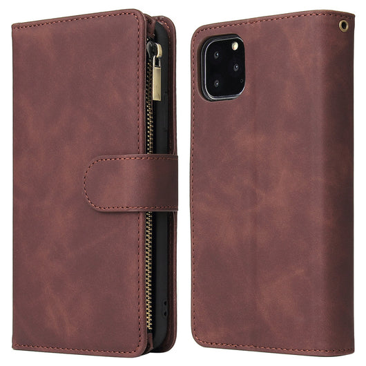 Billetera Móvil Vintage con Nueve Compartimentos y Cierre de Seguridad - Image 15