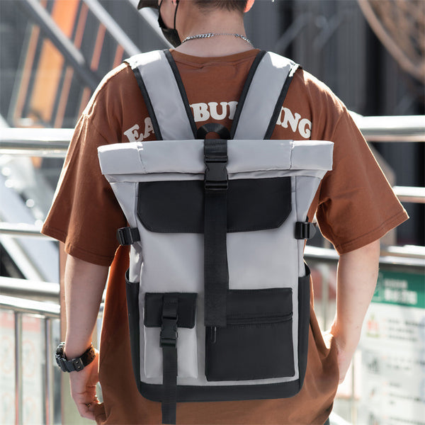 Mochila de Viaje Gran Capacidad en Tela Nylon Resistente