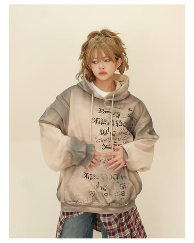Sudadera Falsa Dos Piezas con Capucha para Mujer - Corte Holgado - Image 27
