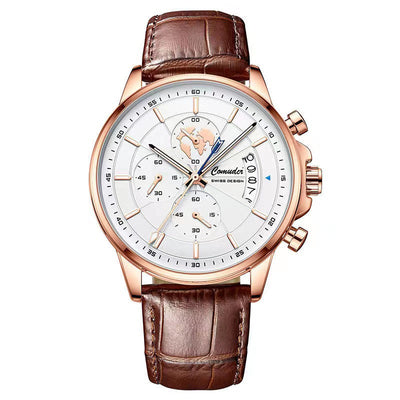 Reloj Automático para Hombre Resistente al Agua con Calendario y Esfera Luminosa - Image 6