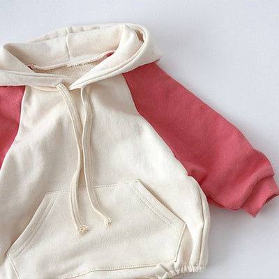 Sudadera con Capucha y Mangas de Contraste para Niños - Image 5