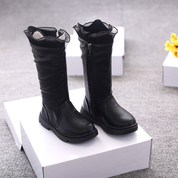 Botas Infantiles de Cuero con Forro de Algodón y Cachemira - Image 6