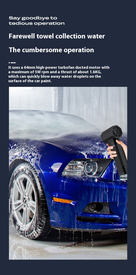 Secador Turbofán de Alta Velocidad para Limpieza de Autos - Image 9