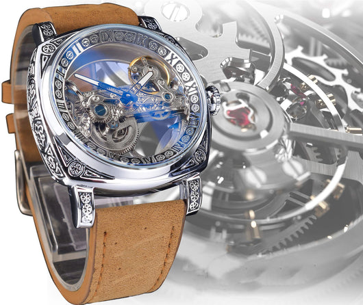 Reloj Automático Mecánico con Diseño Calado - Image 5