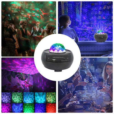 Lámpara LED Proyector Oceánico con Control por Voz y Luz Estrellada - Image 5