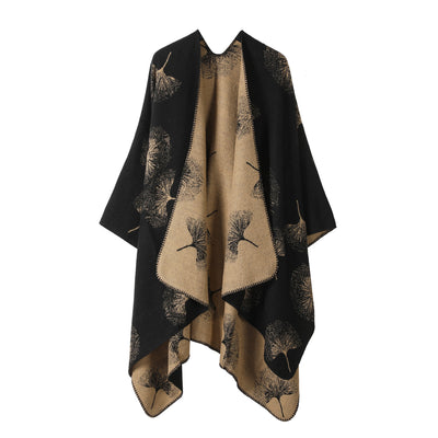 Chal de Verano Hoja de Ginkgo - Elegancia de Alto Nivel - Image 6
