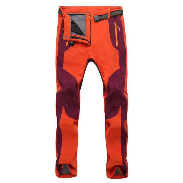 Pantalones de Senderismo con Forro Polar Térmico y Transpirable