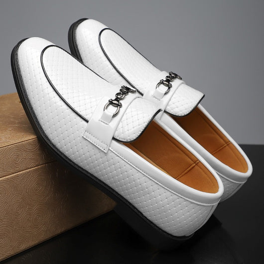 Zapatos de Cuero Ejecutivos Estilo Británico Minimalista para Hombre - Image 5