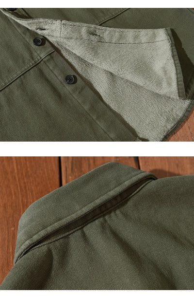 Chamarra de Trabajo Casual para Hombre con Forro de Algodón y Terciopelo - Image 17