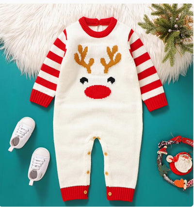 Pijama Navideño Tejido para Bebés y Niños - Image 3