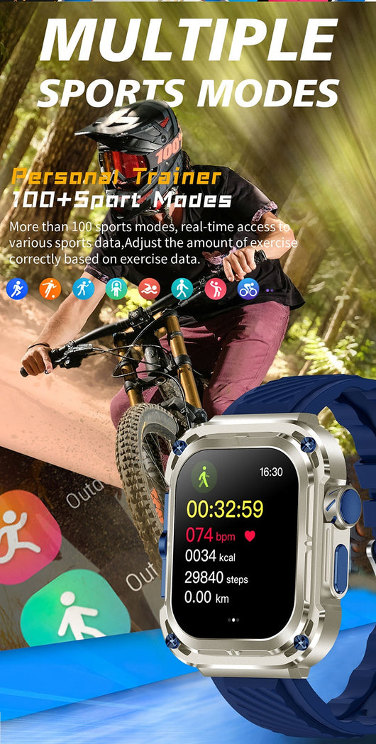 Reloj Inteligente Deportivo de Pantalla Grande con Monitor de Salud - Image 24