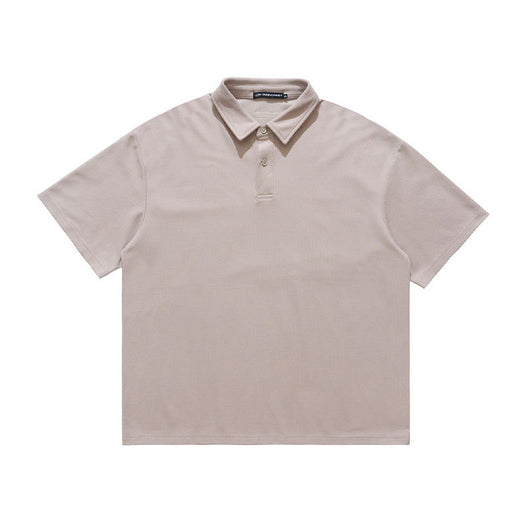 Playera Suelta Cuello Pequeño para Hombre Verano Negro - Image 5