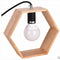 Lámpara de Escritorio con Protección Ocular y Luz Nocturna de Madera