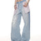 Jeans Vintage Desgastado Estilo Americano para Mujer