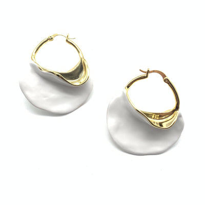 Aretes Retro Grandes Estéreo para Mujer - Image 8