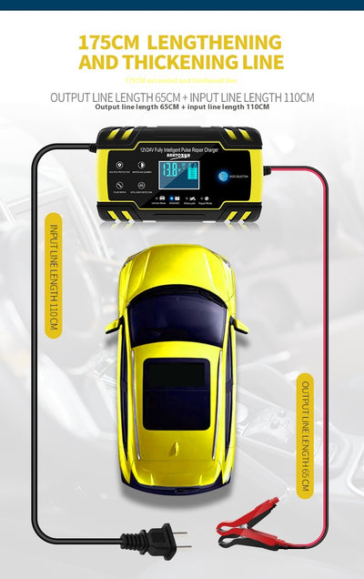 Cargador de Batería para Auto y Moto Inteligente - Image 22