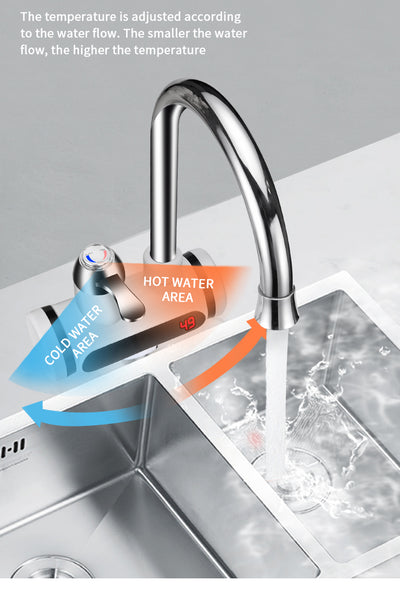 Grifo Eléctrico Calentador de Agua Instantáneo para Cocina - Image 4