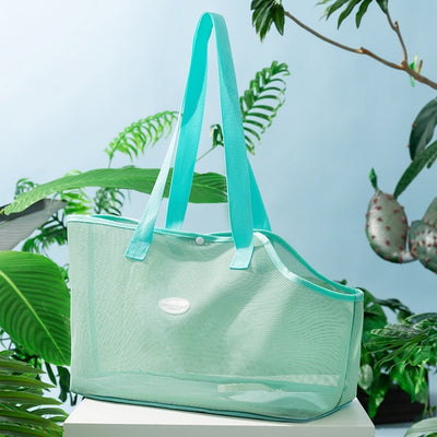 Bolsa Bandolera de Malla Transpirable para Gatos - Primavera Verano - Image 6