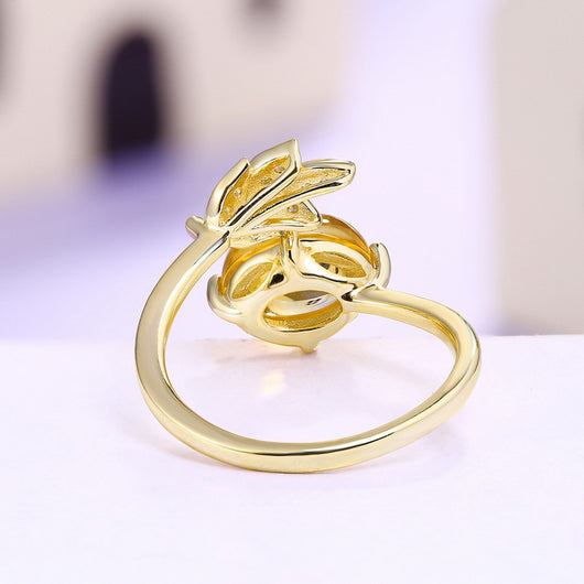 Anillo de Cuarzo Citrino Natural - Joya Energética - Image 9