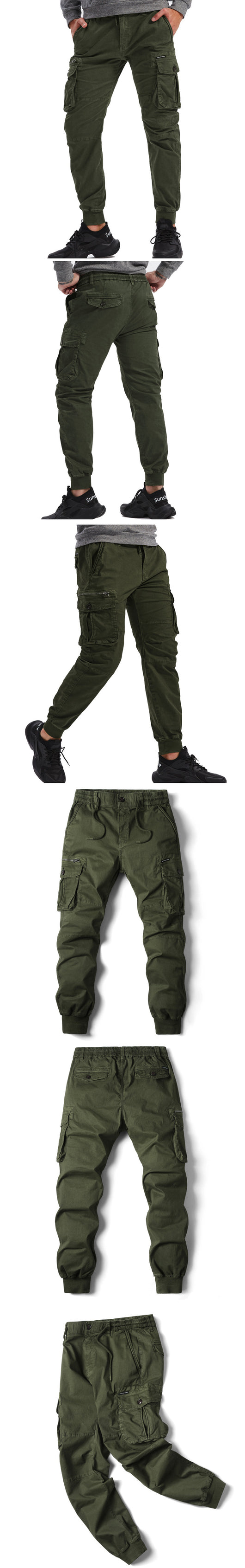 Pantalones Casuales Oversized Multicolor para Hombre - Image 22