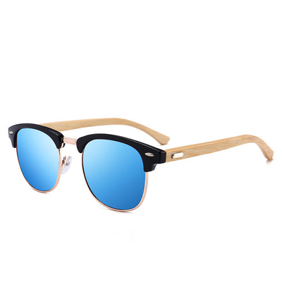 Gafas de Sol Clásicas para Hombre con Patillas de Bambú - Image 12