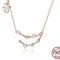 Colar Doze Constelações S925 Prateado Europeu E Americano Moderno Banhado A Ouro Rosa Colar Corrente Clavícula Ouro Rosa Capricórnio