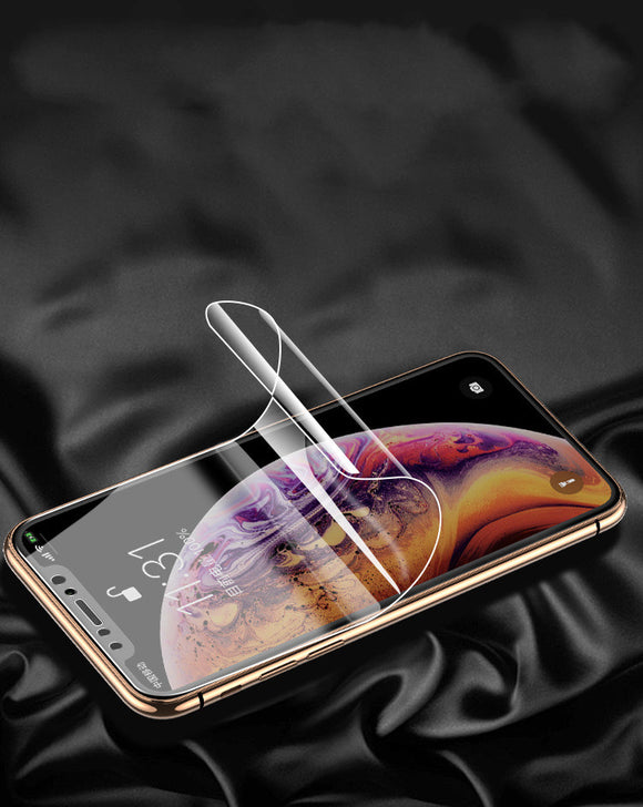 Protector de Pantalla Hidráulico Compatible con Apple iPhone XS - Cristal Templado Full Screen
