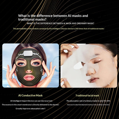 Mascarilla Reafirmante Antiedad con Tecnología Black - Lifting Facial Intenso