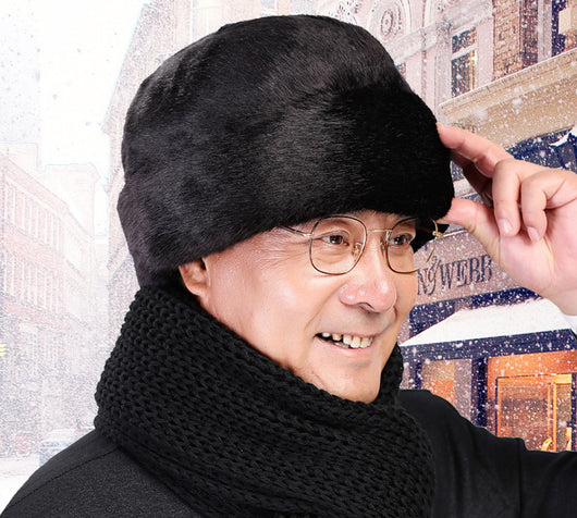 Gorro Cálido de Algodón para Adultos Mayores