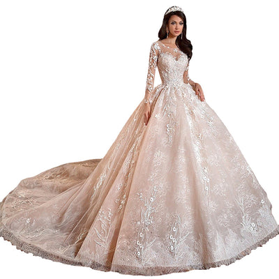 Vestido de Novia Blanco Escotado Espalda Descubierta con Cola - Image 4